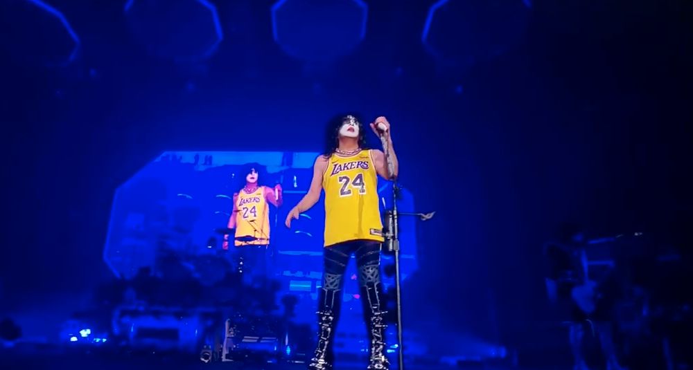 Paul Stanley durante el concierto. (Foto Prensa Libre: The Blast).