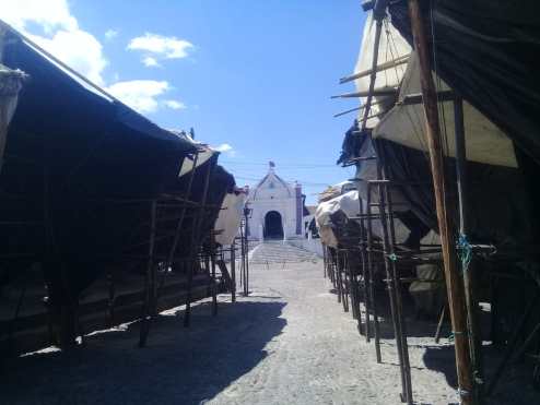 Las ventas de artesanías en Chichicastenango