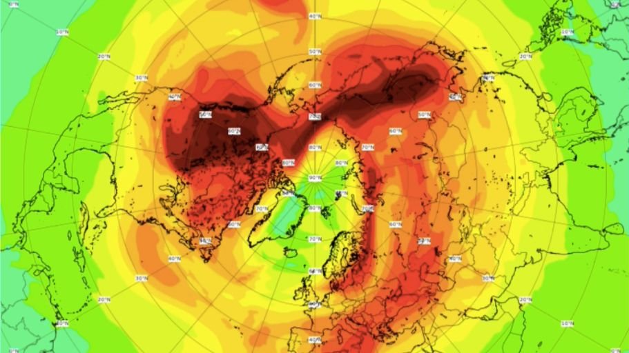 Durante esta primavera austral, el vórtice polar del Ártico registró temperaturas más frías y prolongadas.