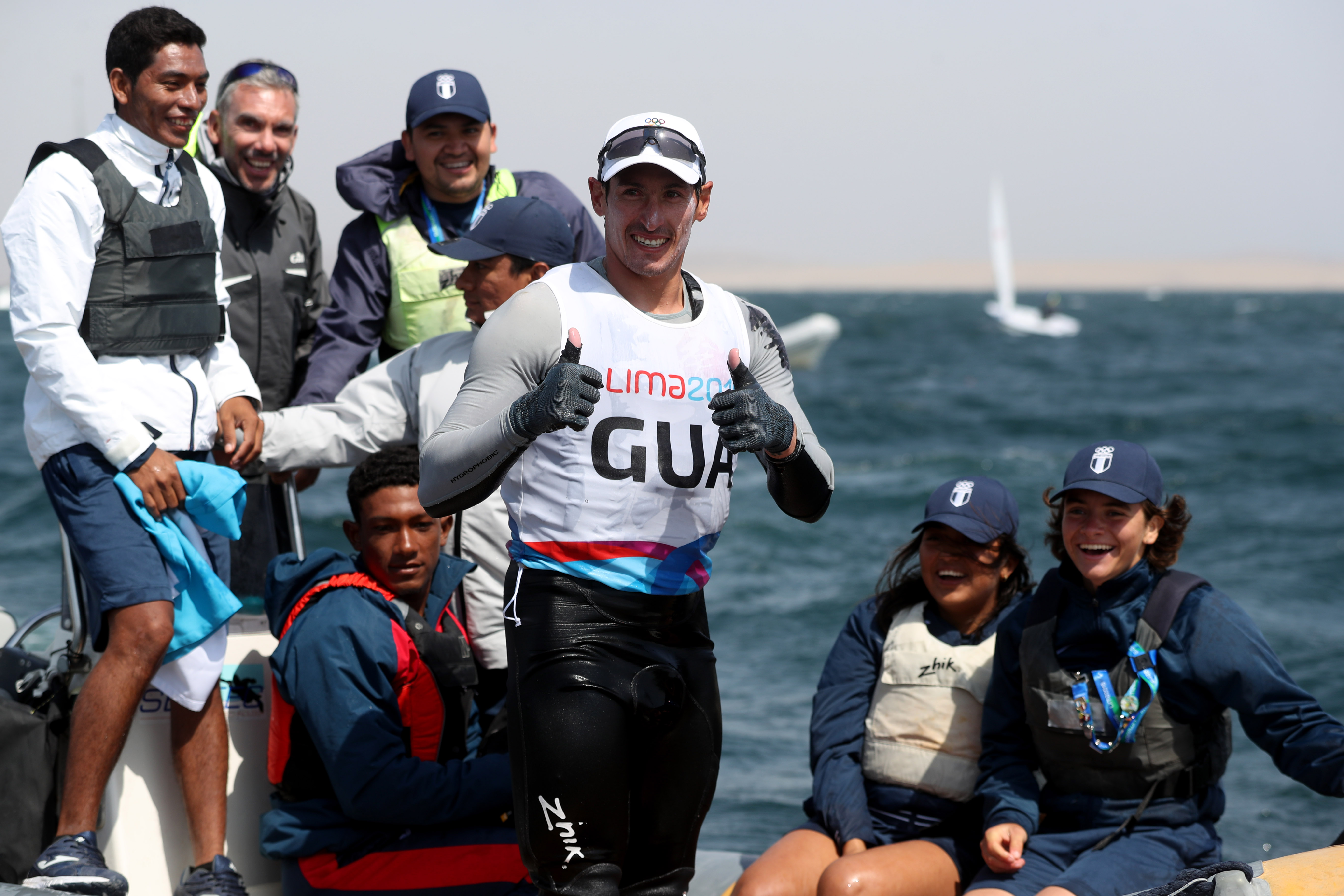 La carrera de Juan Ignacio Maegli se ha desarrollado dentro del agua. (Foto Prensa Libre: Carlos Vicente)