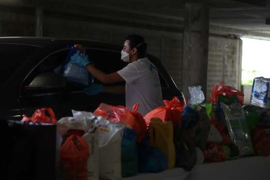 La iglesia Casa de Dios hizo la convocatoria a su congregación para que participara en la iniciativa Guate Apoya a Guate. Foto Prensa Libre: Óscar Rivas