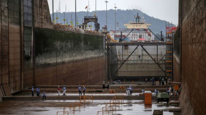 El Canal de Panamá es una de las grandes obras de la ingeniería del siglo XX. AFP