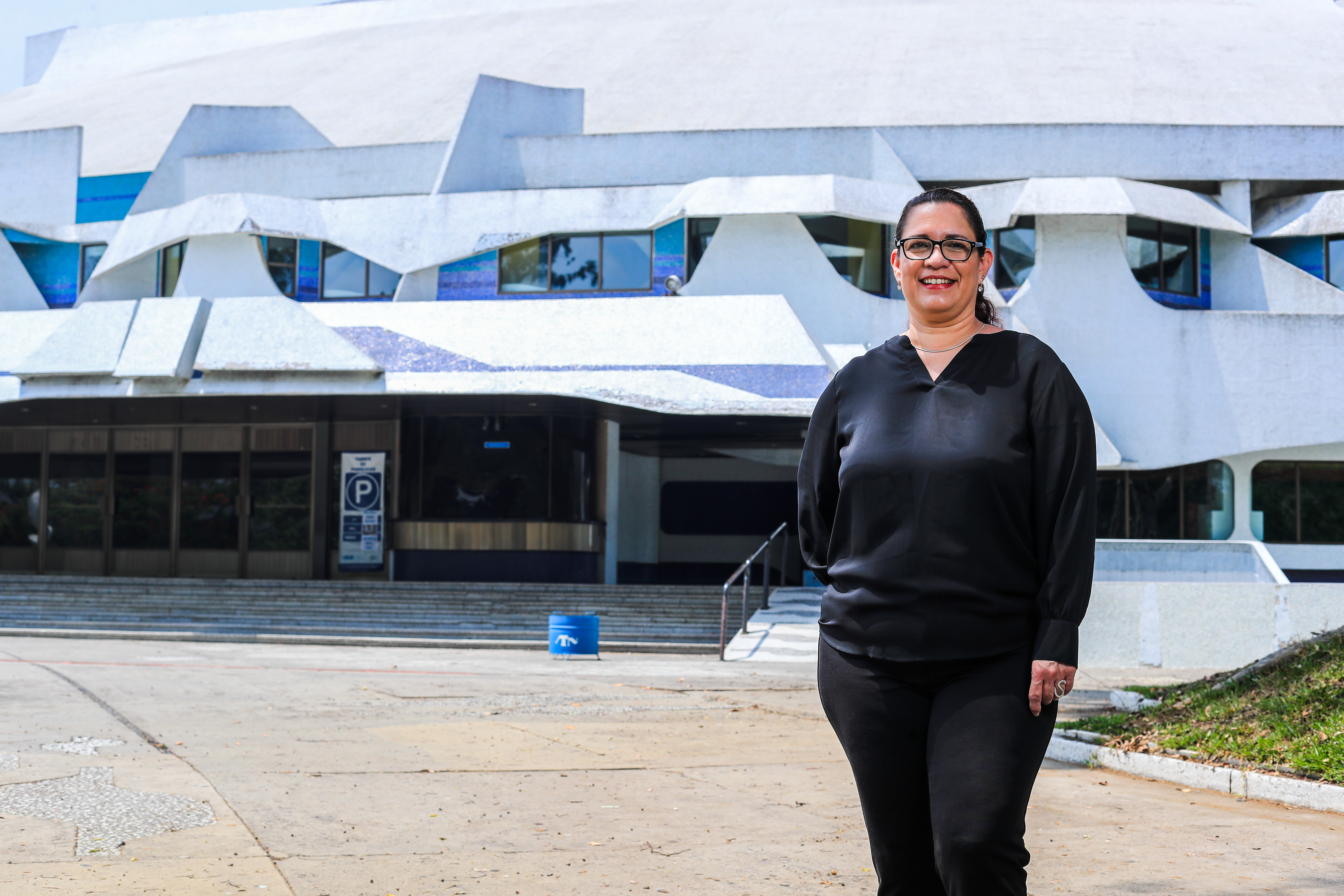 La arquitecta y nueva directora del CCMAA, Lorena Recinos. (Foto Prensa Libre: Juan Diego González)

