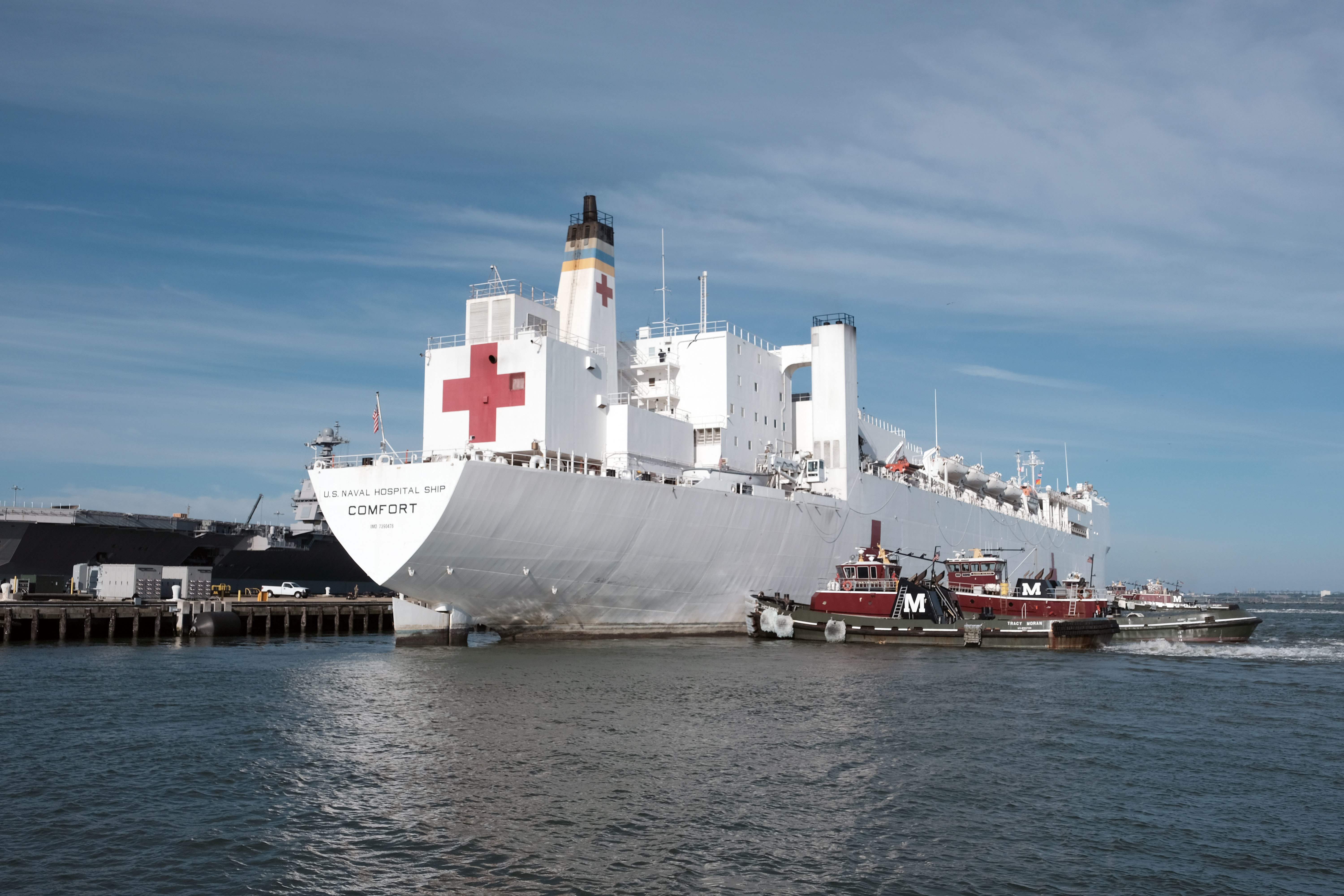 Con este viaje, el Comfort cumplirá su octava visita a Centroamérica y el Caribe desde 2007. (Foto Prensa Libre: AFP/US Navy/Joshua D. Sheppard) 