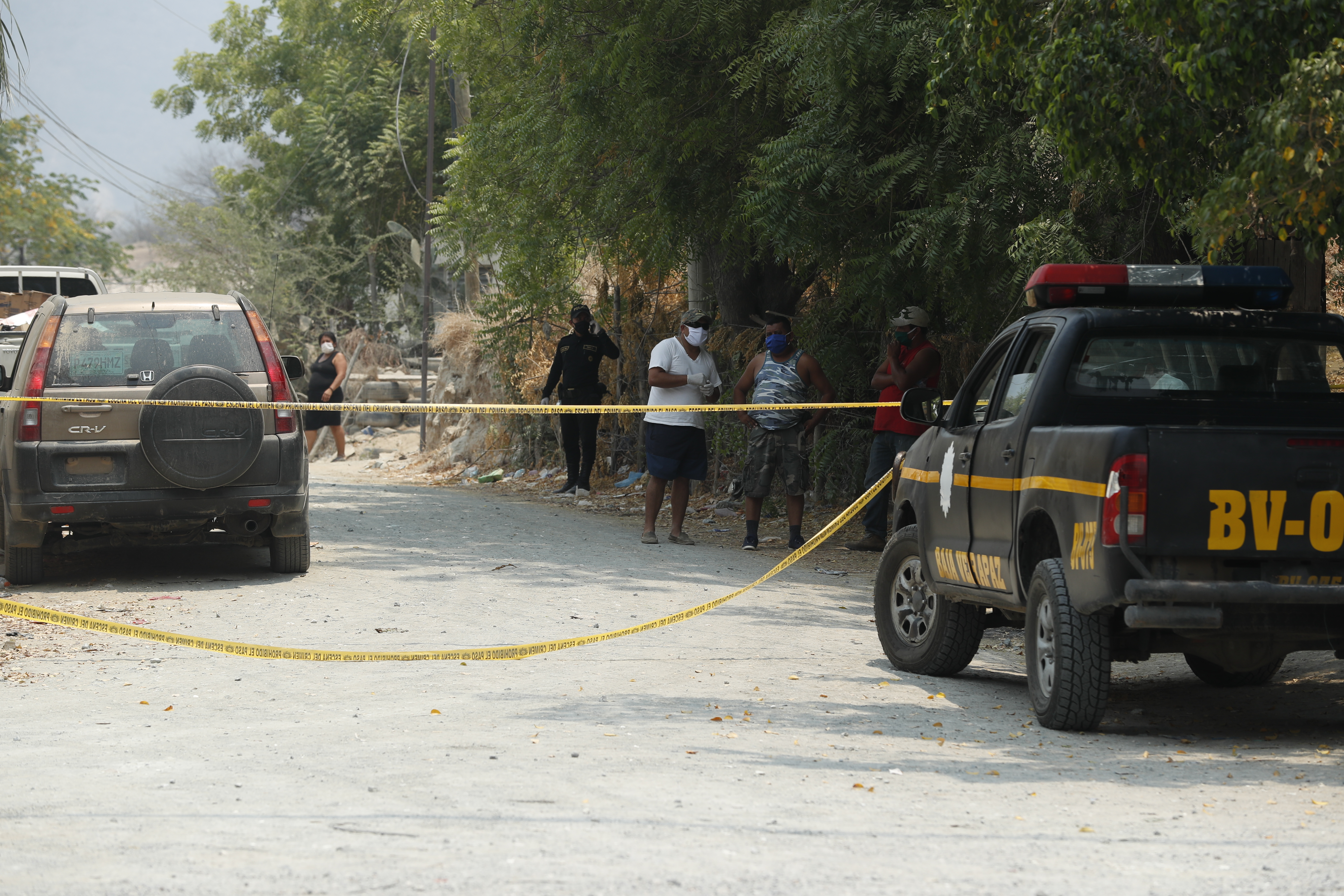 Se han implementado otros cordones sanitarios como el establecido en Ixcanal, El Progreso. (Foto Prensa Libre: Hemeroteca PL) 