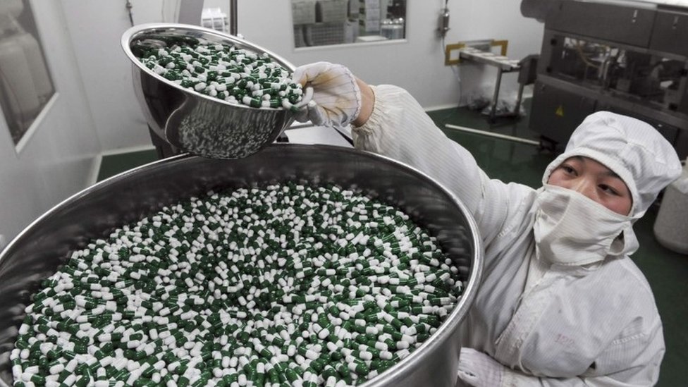 La producción de ingredientes activos farmacéuticos es un área en la que China sobresale a nivel mundial. Foto:Reuters