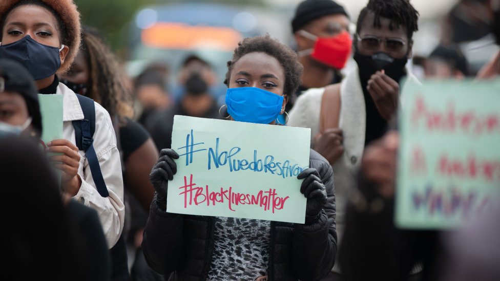 La consiga "Las vidas de los negros importan" también se ha hecho oír en América Latina. Getty Images