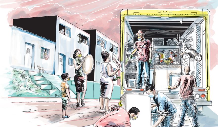 Las mudanzas han crecido en las últimas semanas, por diferentes motivos. (Foto Prensa Libre: Hemeroteca PL)