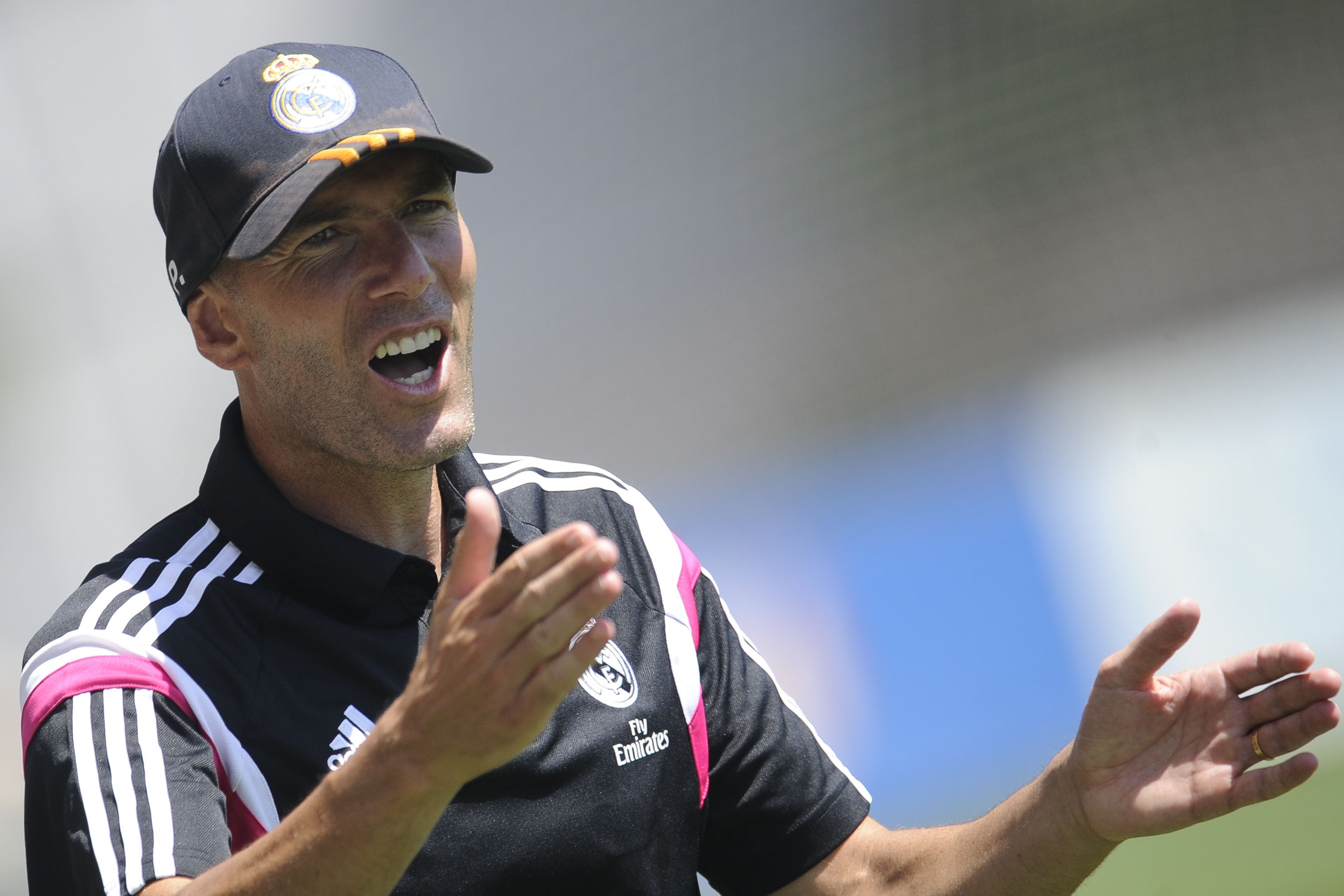 El técnico francés Zinedine Zidane habló respecto al aumento en los cambios y de los juegos que tendrá en el estadio Alfredo Di Stéfano. Foto Prensa Libre: AFP