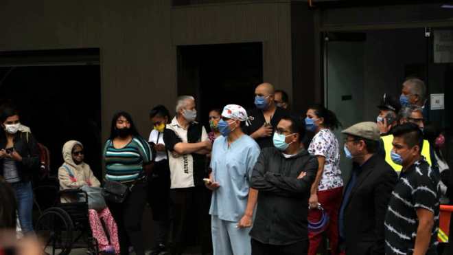 Entrada del Hospital Obregón, colonia Roma. Foto Prensa Libre: Arturo Luna / Forbes México.