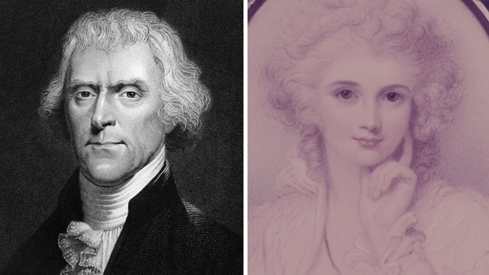 Thomas Jefferson se enamoró de María Cosway, pero ella no era libre.