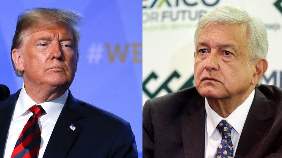 AMLO y Trump se reúnen por primera vez en Washington.