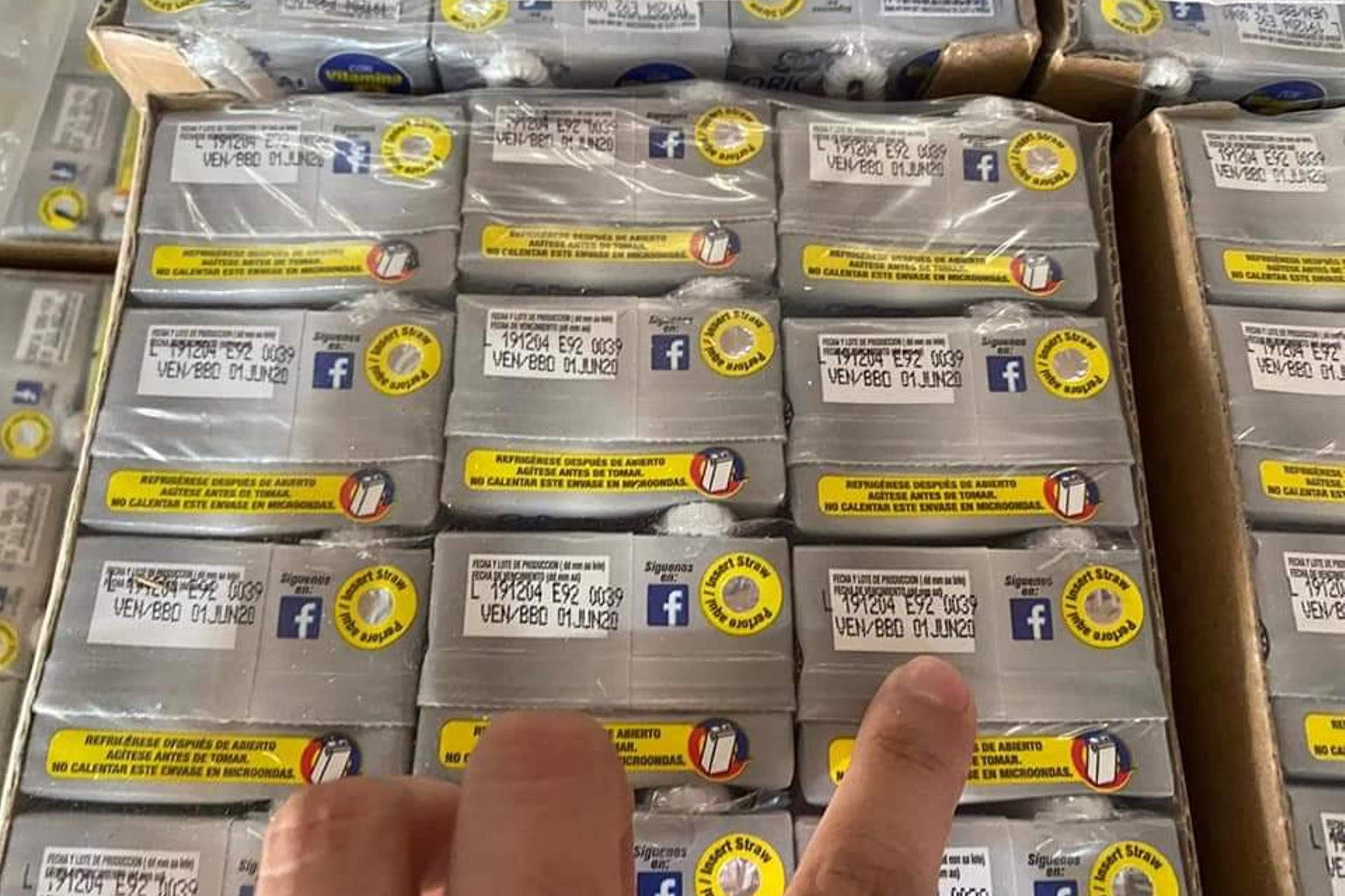 La Incaparina venció el 1 de junio de 2020 y esta almacenada en una bodega de Conred. (Foto Prensa Libre: Cortesía) 