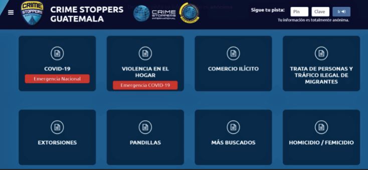 El sitio de Crime Stoppers dispone de varios apartados para colocar denuncias de diferentes delitos, como trata de personas. Foto Hemeroteca PL