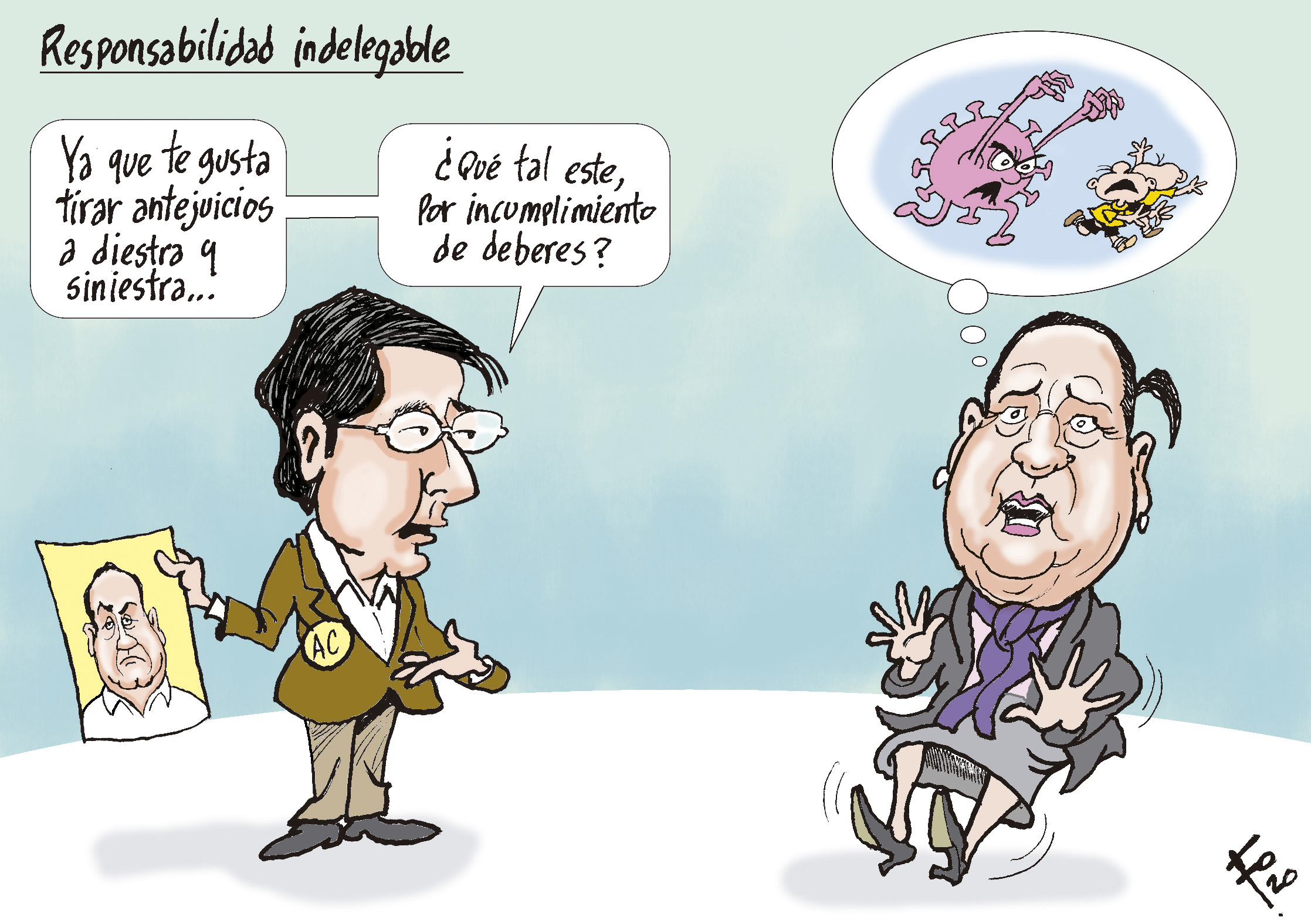 Personajes: Edie Cux, Consuelo Porras y Alejandro Giammattei.