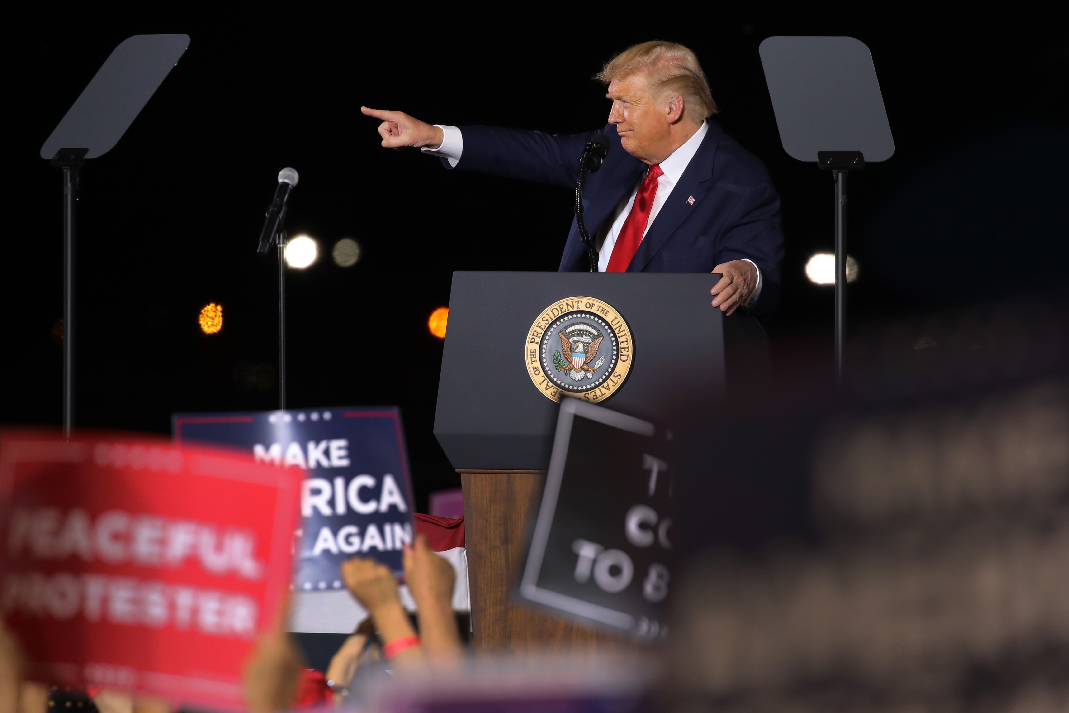 Presidente de los Estados Unidos, Donald Trump. (Foto Prensa Libre: AFP)