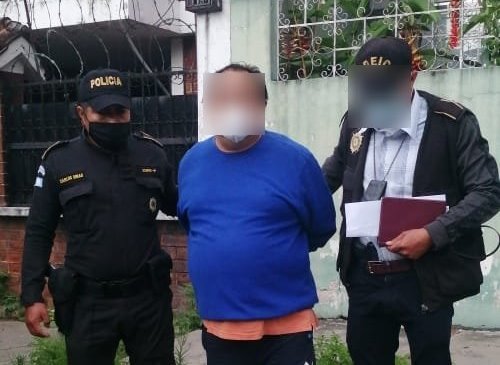 Oswaldo Salomón Solares fue detenido el 13 de agosto en la zona 3 de Mixco. (Foto Prensa Libre: PNC)