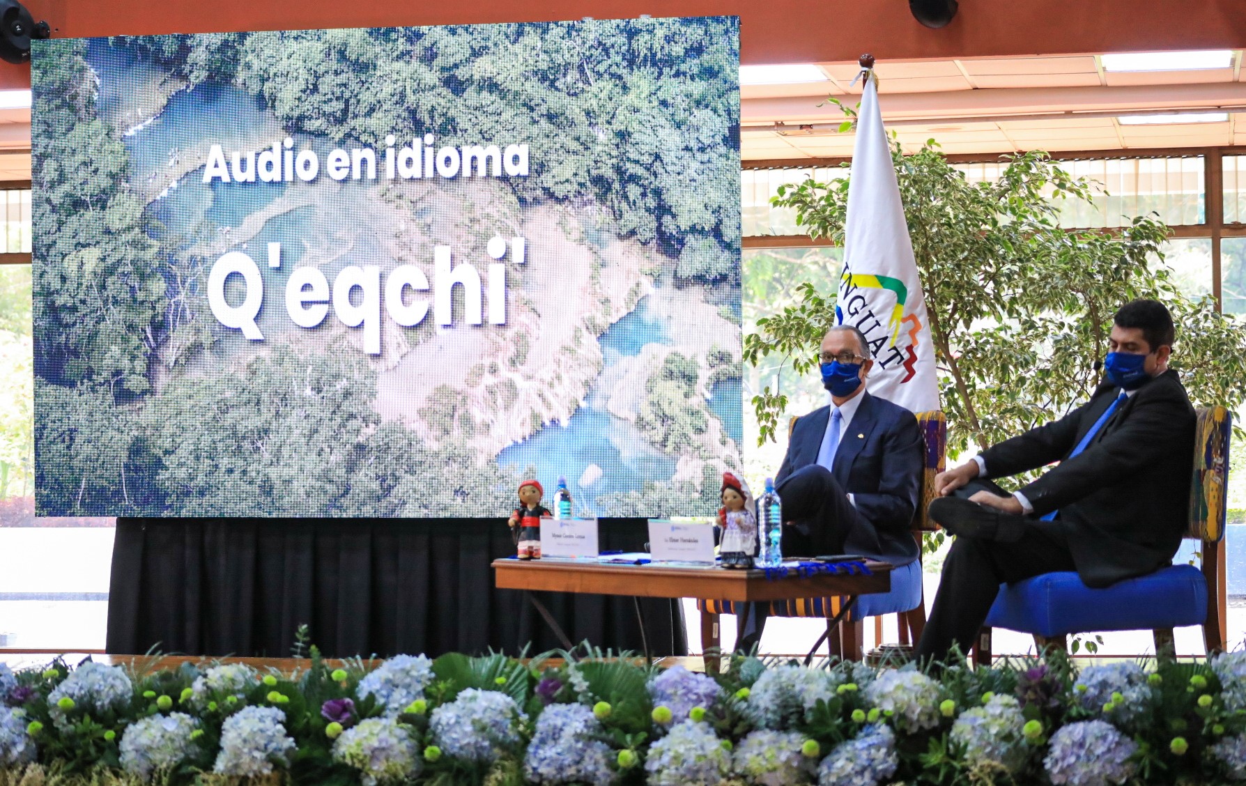 El director y subdirestor del Inguat presentaron la campaña de sensibilización para la recepción de turistas. (Foto, Prensa Libre: Inguat).