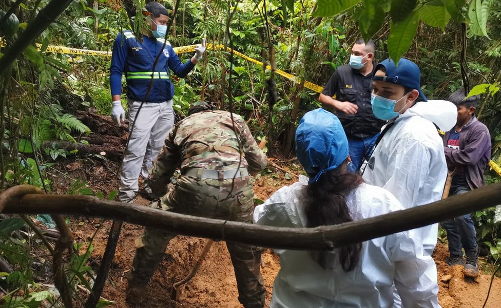 La fosa fue descubierta en un lugar remoto en las montañas de Panamá.