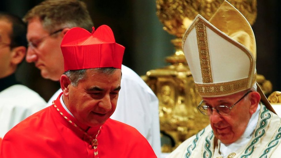 El cardenal Giovanni Angelo Becciu era un consejero cercano al Papa. REUTERS