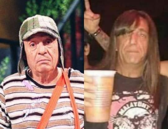 Phil Claudio Gonzáles es un músico argentino que tiene parecido con "Chespirito". (Foto Prensa Libre: Facebook Phil Claudio Gonzales).