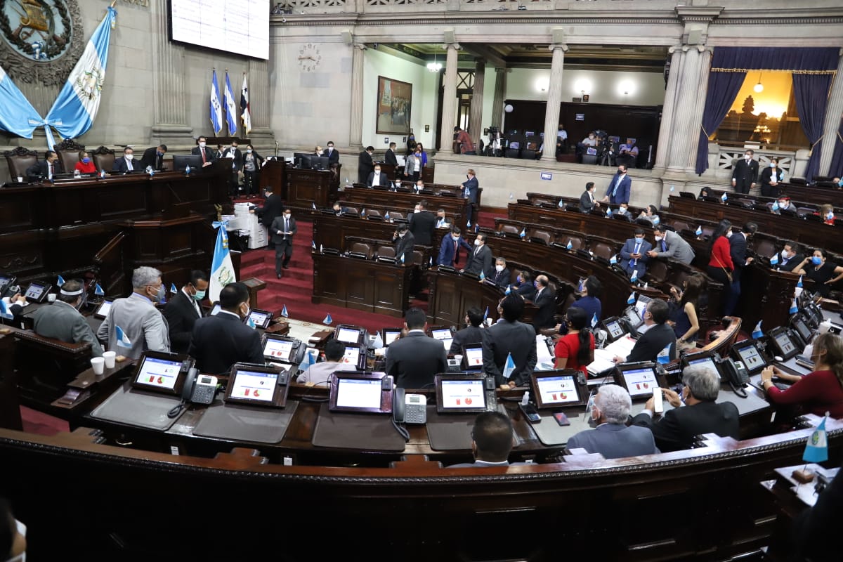 La iniciativa contra las pandillas también se encuentra incluida para la plenaria de este jueves. Fotografía: Congreso.  