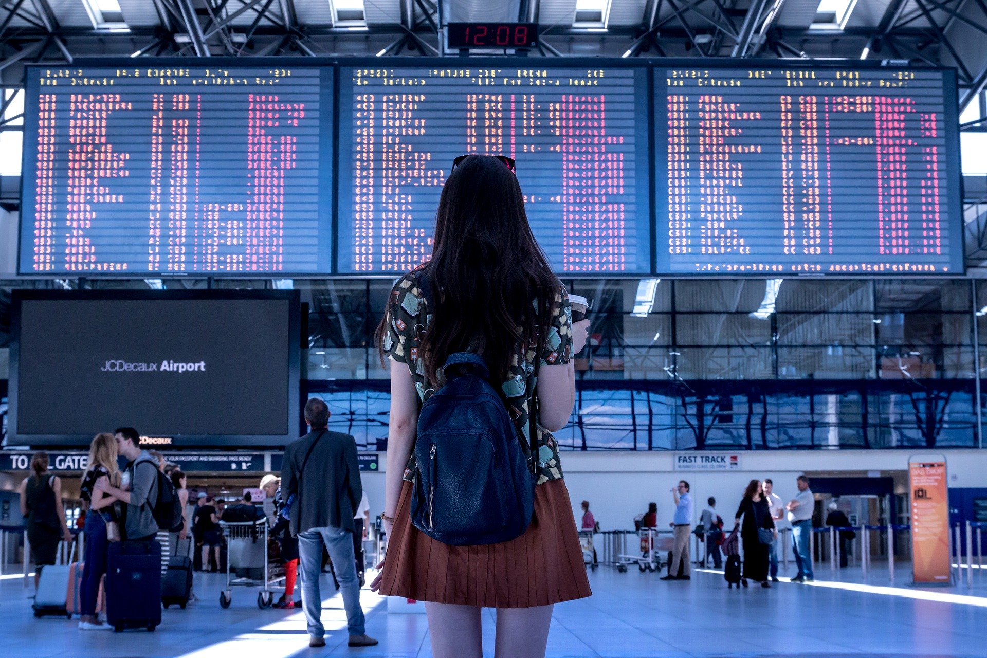 La actividad ha sido irregular en los aeropuertos debido al coronavirus. (Foto Prensa Libre: Pixabay)