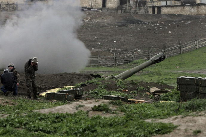 El conflicto armenio-azerbaiyano se remonta a los tiempos de la Unión Soviética. (Foto Prensa Libre: EFE)