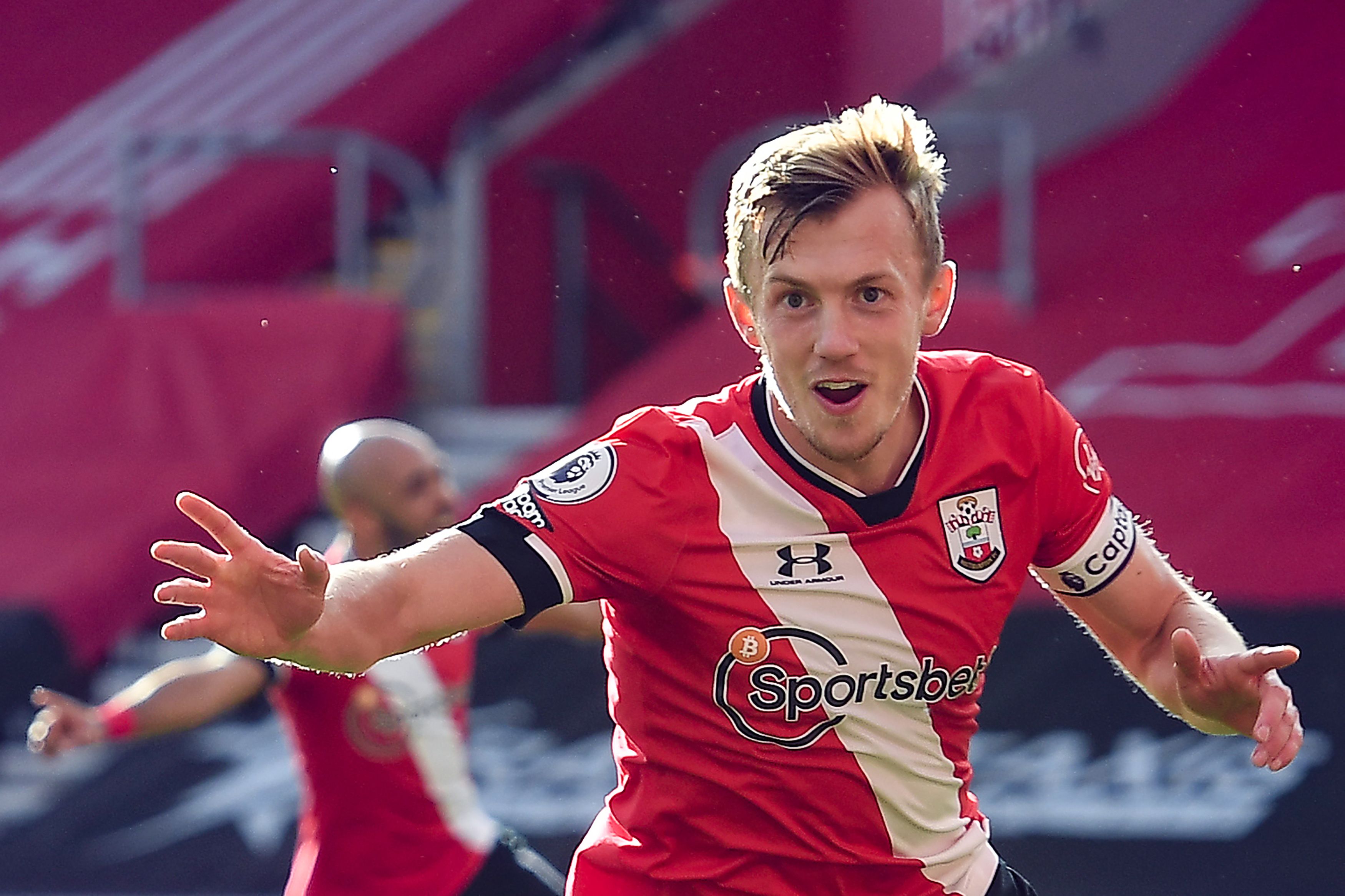 El Southampton derrotó 2-0 al líder Everton y le quitó el invicto en la actual temporada. (Foto Prensa Libre: AFP)