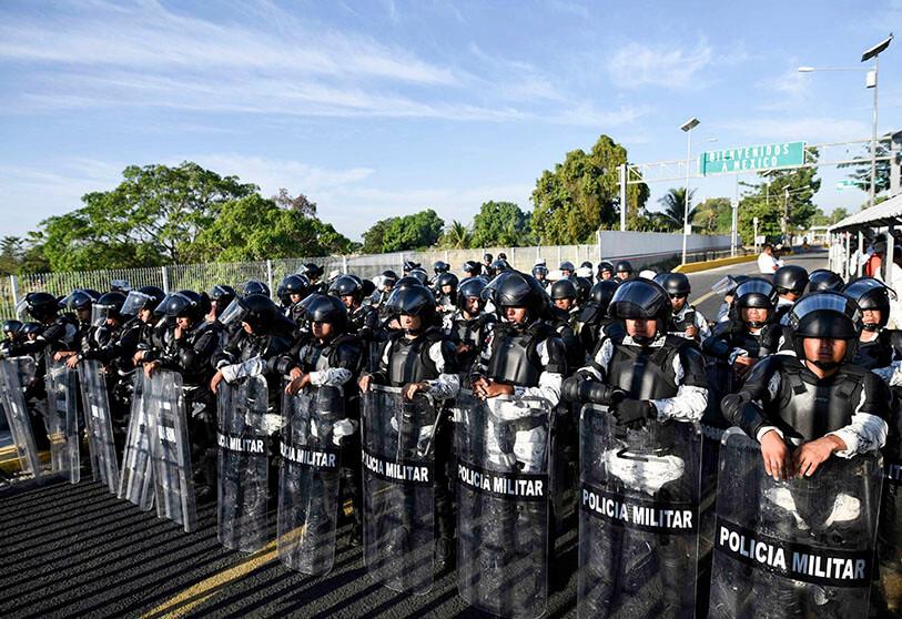 México asegura que no dejará pasar a migrantes. (Foto de archivo: AFP)