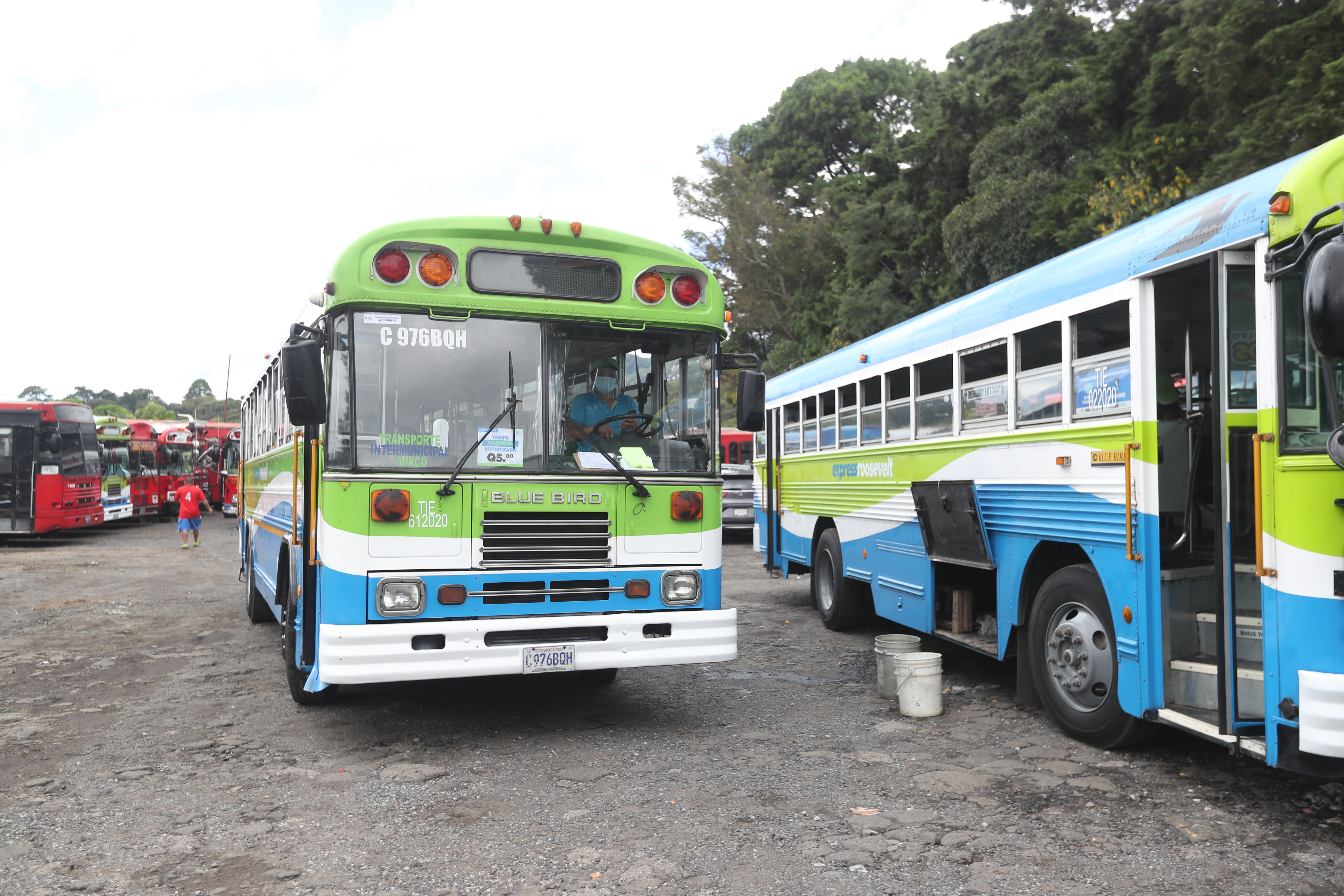 El nuevo sistema de pago solo estará disponible en los buses Express de Mixco. (Foto: Hemeroteca PL)