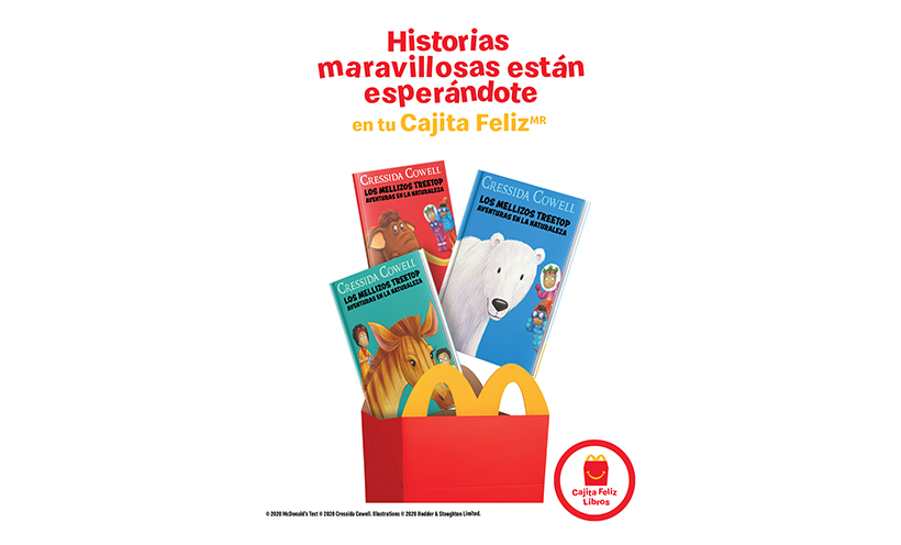  En cada compra de una Cajita Feliz en los restaurantes McDonald´s, los clientes podrán escoger uno de los seis libros que forman parte de esta colección. Foto Prensa Libre: Cortesía