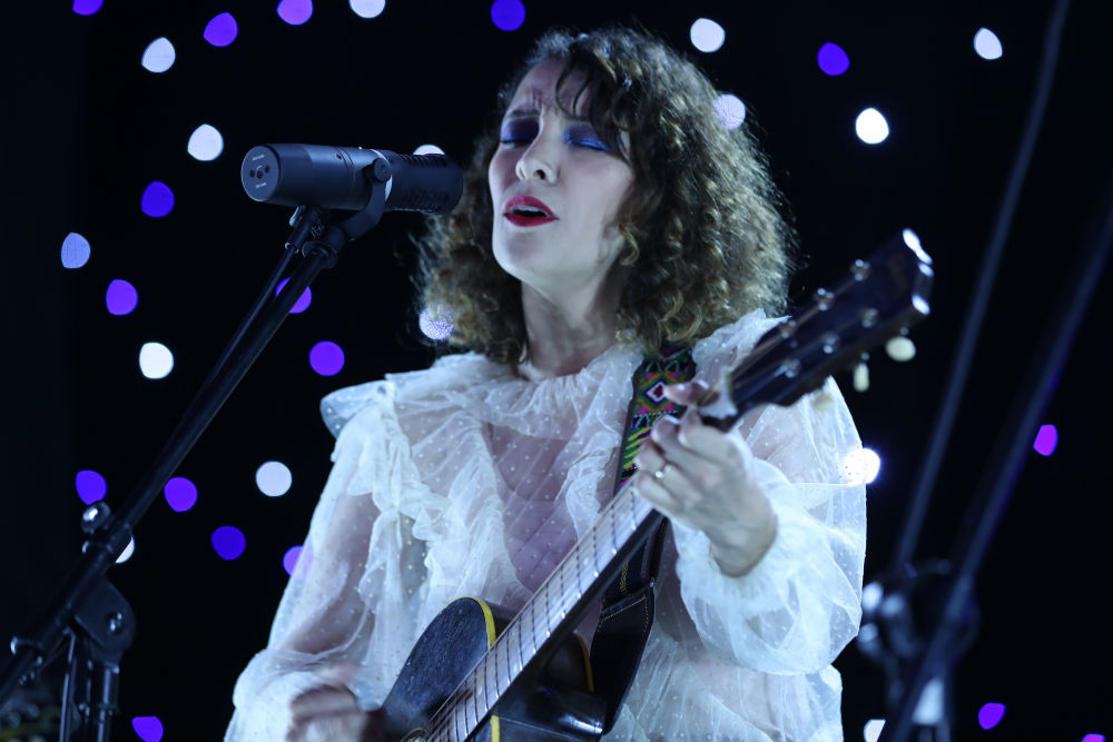 La cantautora guatemalteca Gaby Moreno ofrecerá su VII Festival Acústico. (Foto Prensa Libre: Keneth Cruz)