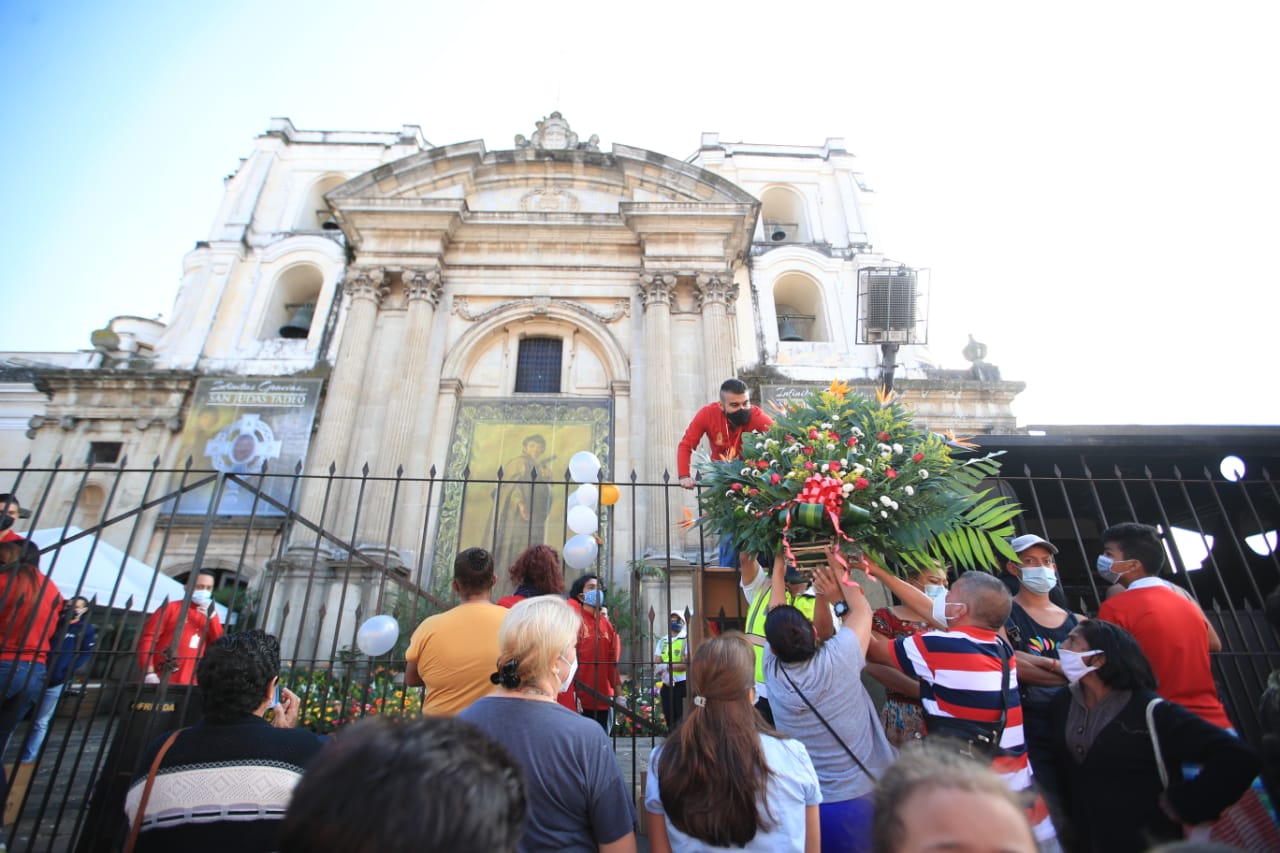 La Iglesia Católica celebra el 28 de octubre la devoción por San Judas Tadeo.(Foto Prensa Libre: Carlos Hernández Ovalle)