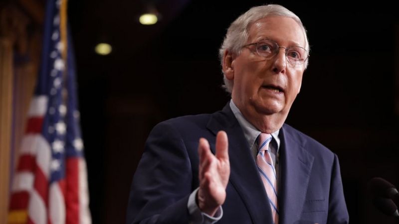 Mitch McConnell, líder de los republicanos en el Senado, fue clave en la estrategia de estos frente al gobierno de Obama.