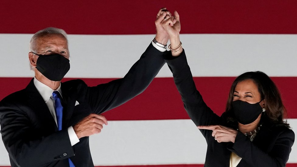 Joe Biden será el presidente 46 de Estados Unidos y Kamala Harris la primera mujer vicepresidenta del país.