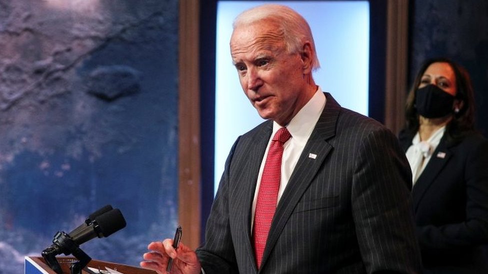 Joe Biden dijo que "la gran mayoría" de los estadounidenses creen que la elección fue "legítima".

