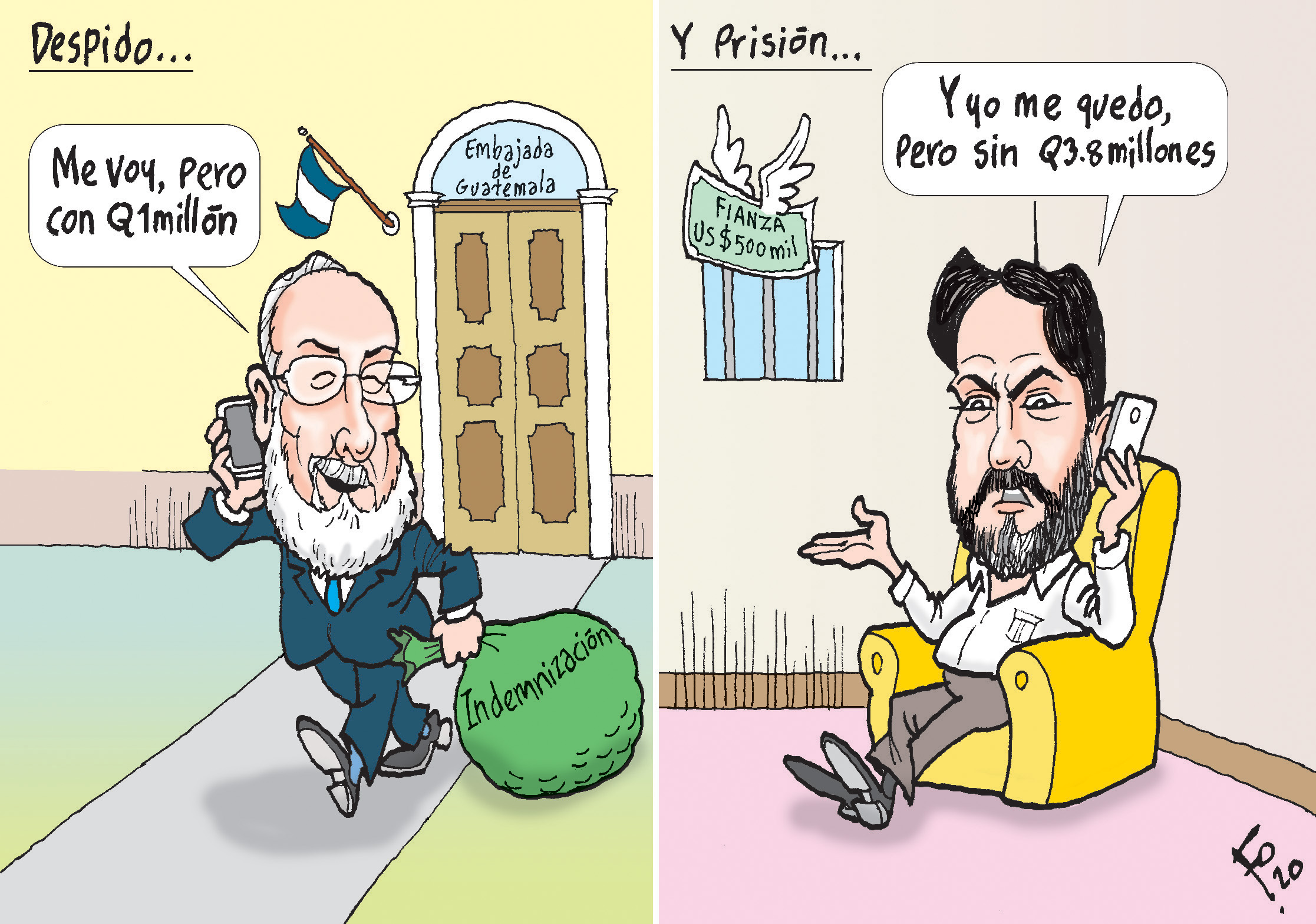 Personajes: Acisclo Valladares Molina y Acisclo Valladares Urruela.