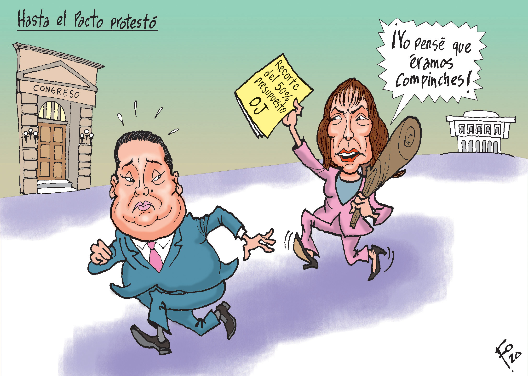 Personajes: Allan Rodriguez y Silvia Valdés.