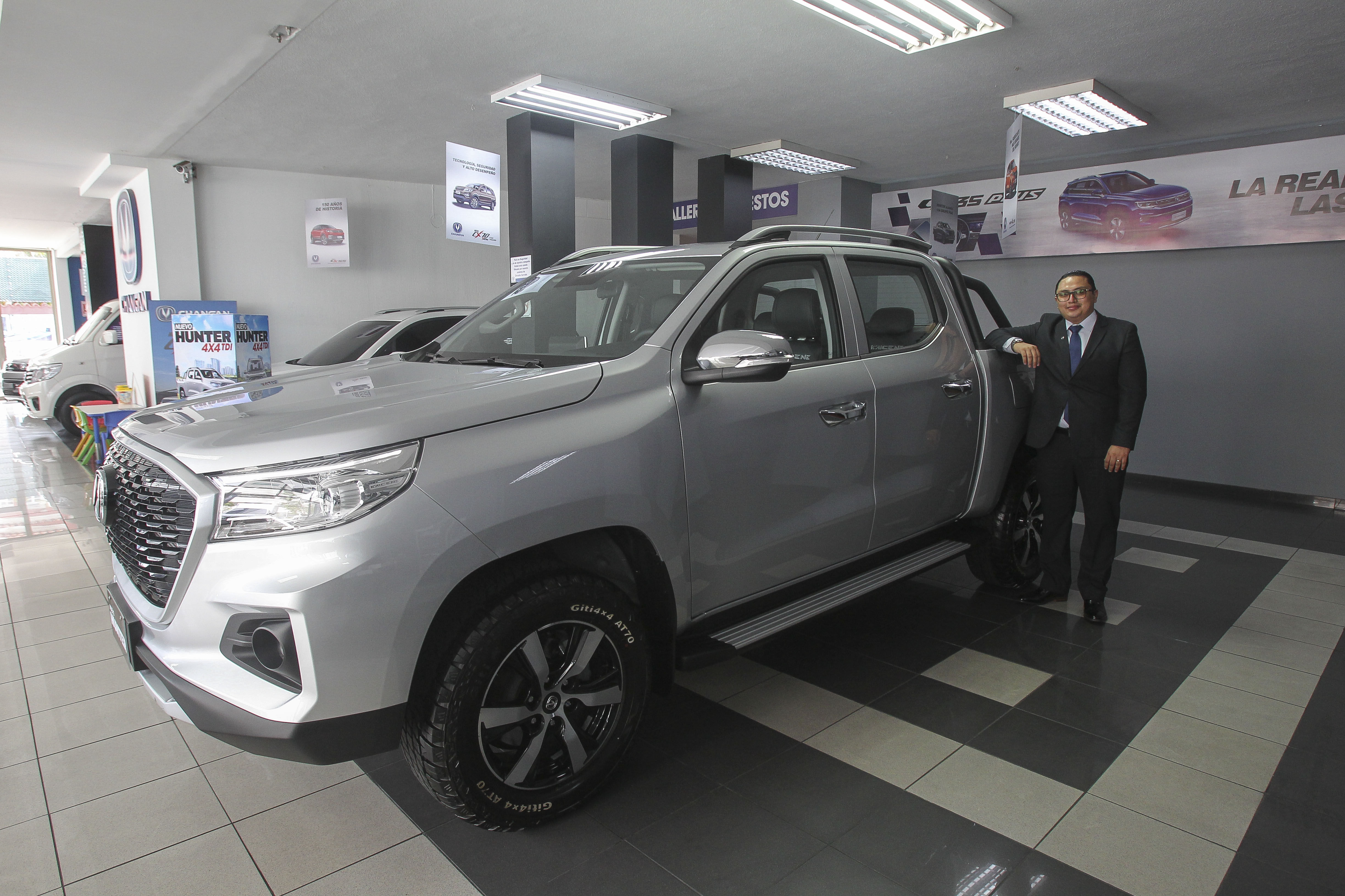 Changan presentó su nuevo pick-up Hunter que tiene una mezcla perfecta, al unir potencia, fuerza y la amplitud. (Foto Prensa Libre: Norvin Mendoza)