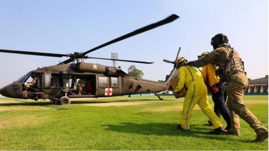 Aeronaves salvadoreños en Guatemala, Foto: EFE