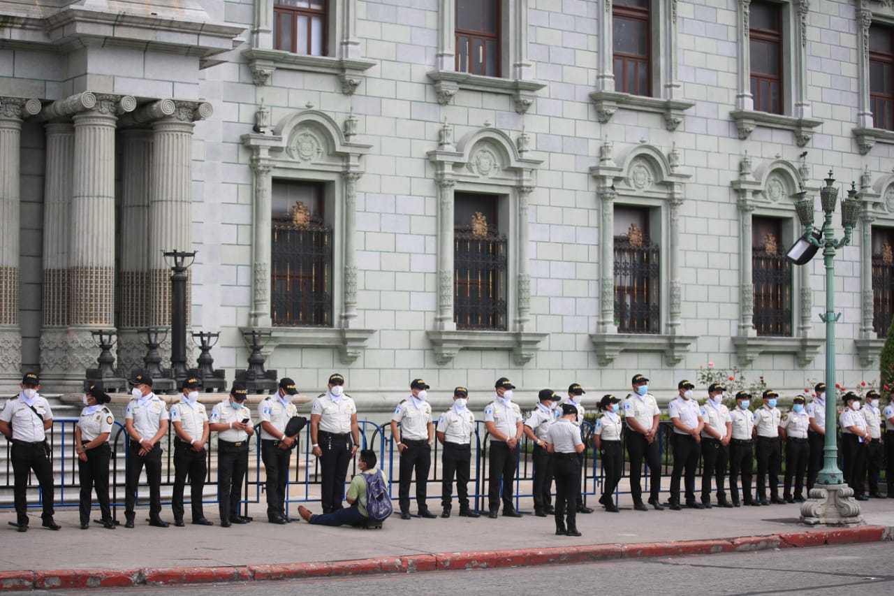 PNC en el Palacio Nacional