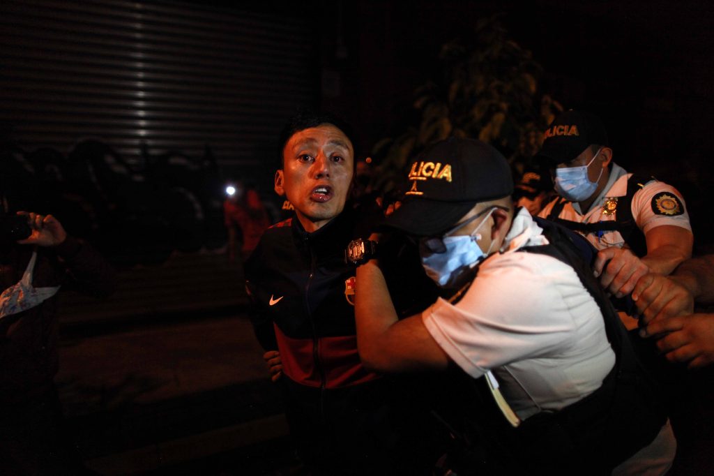 Material fotográfico del periodista Carlos Sebastián durante la jornada #21N.