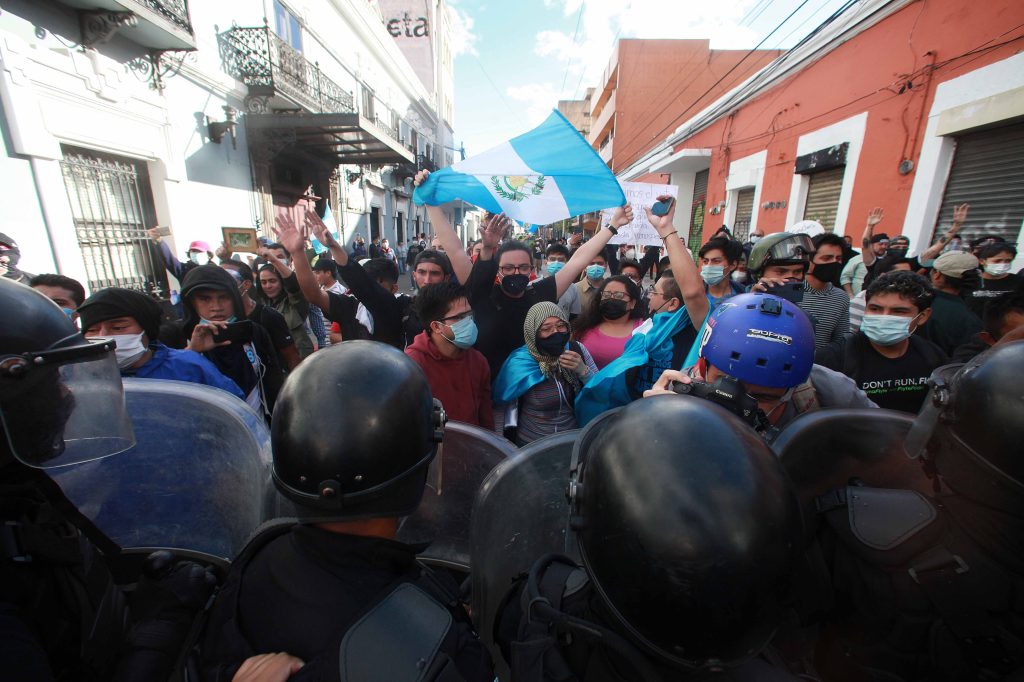 Material fotográfico del periodista Carlos Sebastián durante la jornada #21N.