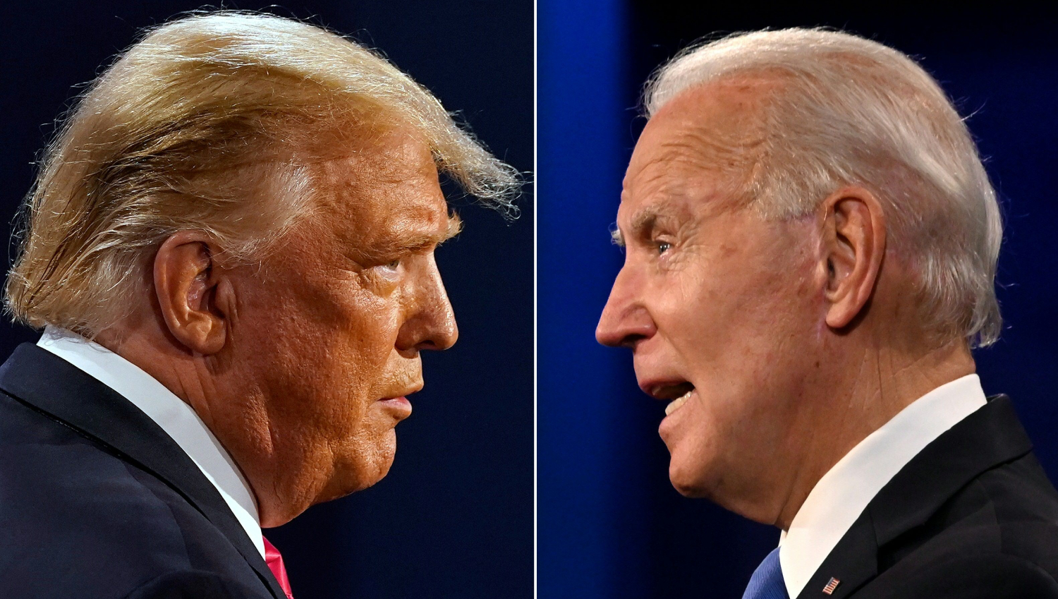 Trump denuncia fraude, Biden quiere contar "cada voto". (Foto Prensa Libre: AFP)