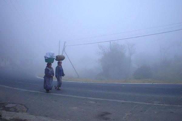 El frío es intenso en el occidente al final de este 2020. (Foto Prensa Libre: Hemeroteca PL)