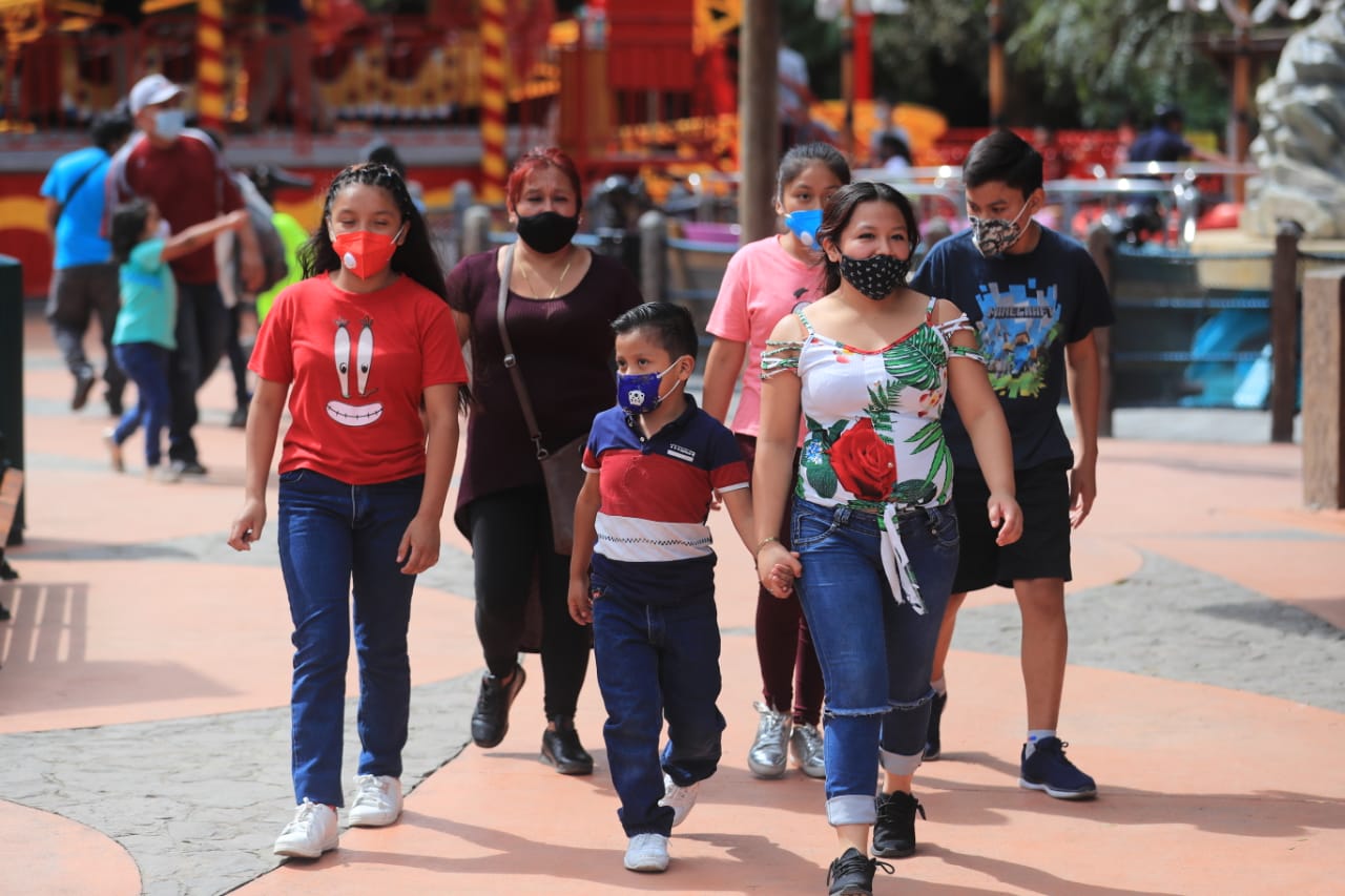 Este viernes 4 de diciembre se hicieron pruebas de cómo funcionarán los parques del Irtra en la nueva normalidad. (Foto Prensa Libre: Juan Diego González)