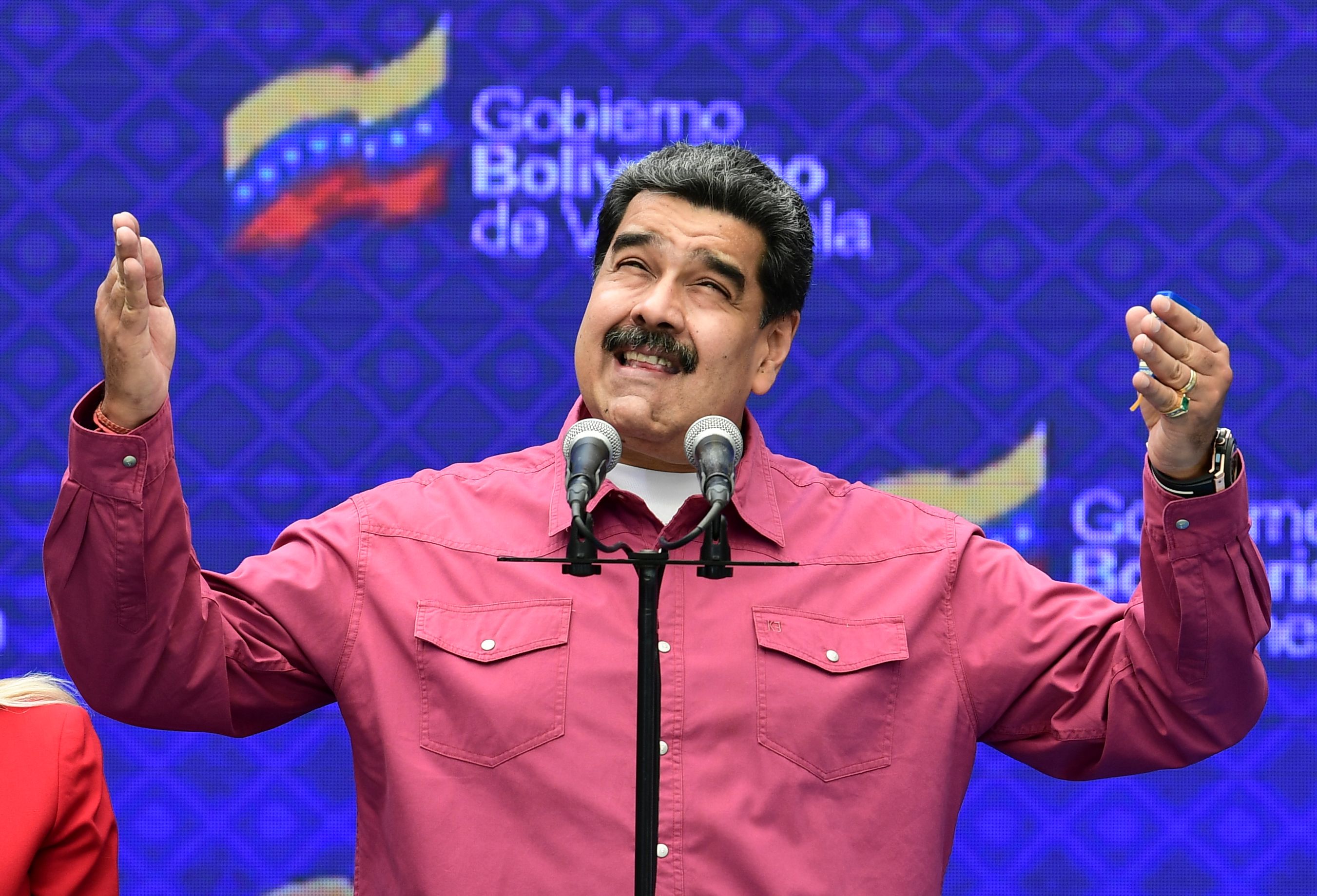 El presidente de Venezuela, Nicolás Maduro, recobró el control del Parlamento tras la victoria del chavismo en unas elecciones legislativas. (Foto Prensa Libre: AFP)