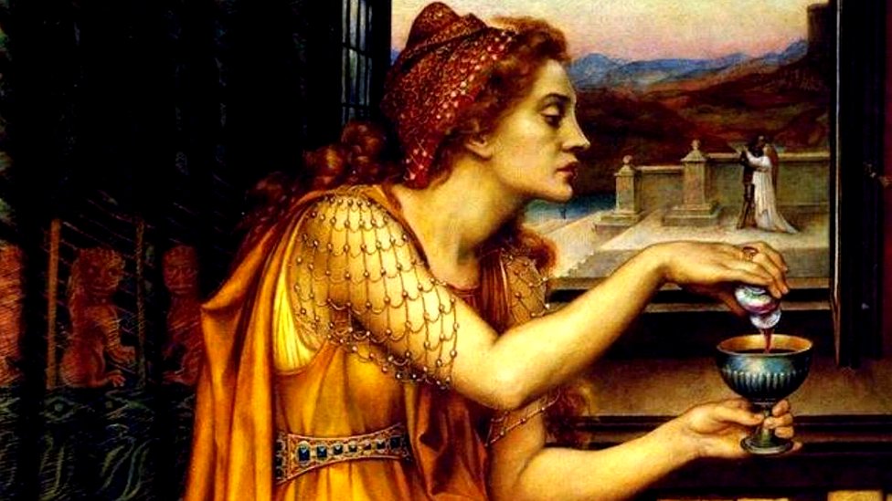 Esta imagen de la artista Evelyn De Morgan parece ilustrar la historia de Gulia Tofana, aunque en realidad su título es Poción de, algo que quizás también les habría servido a algunas de las mujeres que usaron Aqua Tofana.