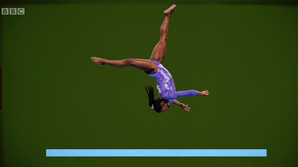 ¿Será que con práctica todos podríamos desafiar la gravedad como Simone Biles?